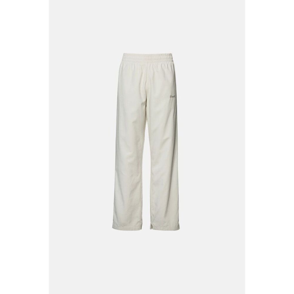 Elwood Women's Split Hem Drawstring Waist Wide Leg Pants in Cream Size XS